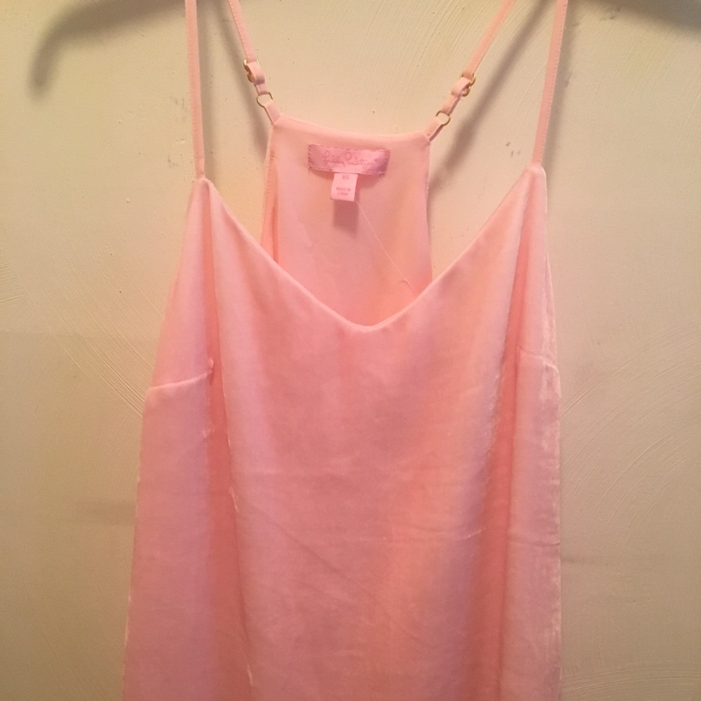 Lilly Pulitzer Dusk Racerback Velvet Top NWT